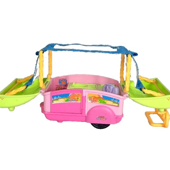 Fisher Price Little People Camping Adventure Pop Up Camper with Sounds 2007 - Picture 6 of 15